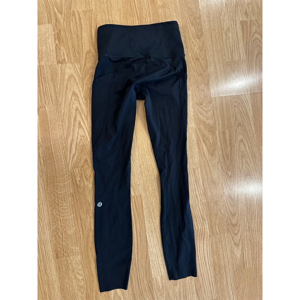 Lululemon Fast & Free 7/8 Tight II, Black, Size 0 - Picture 5 of 8